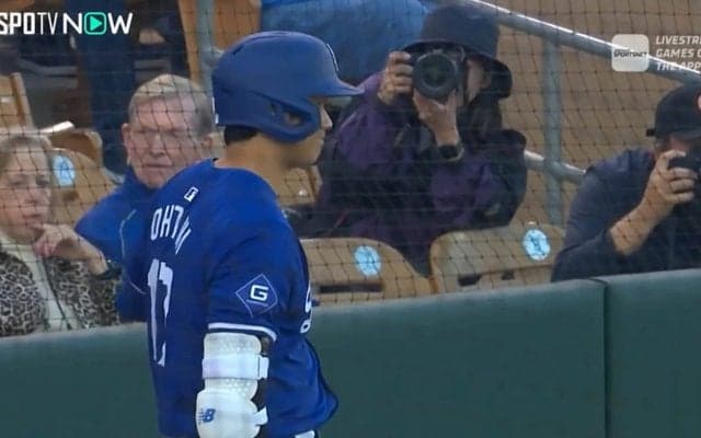 大谷翔平、2戦ぶり先発に場内大歓声！小さくお手振りの“ファンサ”に観客もメロメロ