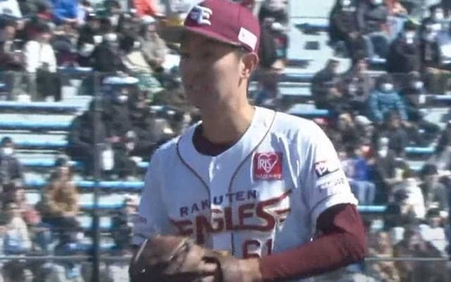 楽天22歳逸材は「ルーキーですか」　衝撃の7回無失点…続く無双「岸みたいになって」