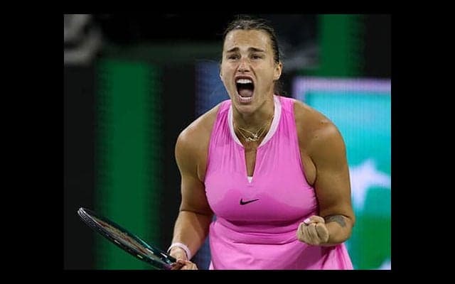 サバレンカ 4度のMP凌ぎ辛くも初戦突破