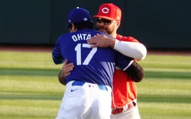 大谷翔平が“懐かし同僚”と再会「親交あっていいね」　わずか1か月も…現在地に感激の声