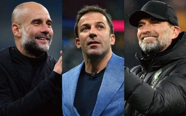 リバプールvsシティ…当代世界最強チームどうしの一戦にデル・ピエロ氏もシビれた？「Grazie!!!」