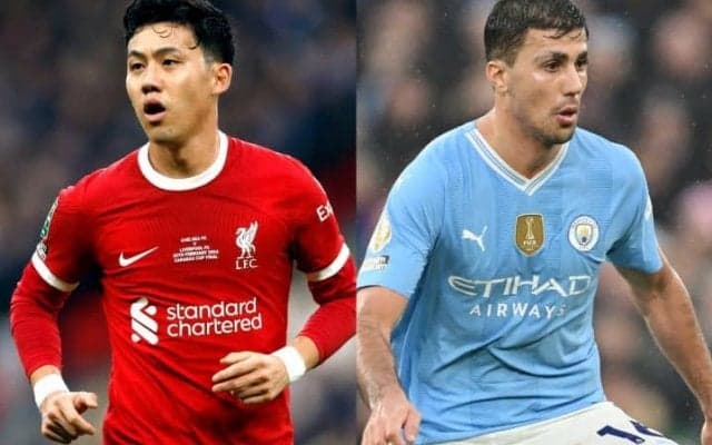 マンC戦との”頂上決戦”で輝いた遠藤航とロドリを専門メディアが徹底比較！ライバルを上回ったスタッツは？