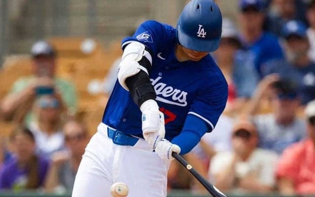 「ボール潰れてる」　大谷翔平、アリゾナに響かせた“爆裂音”に日米度肝「痺れます」