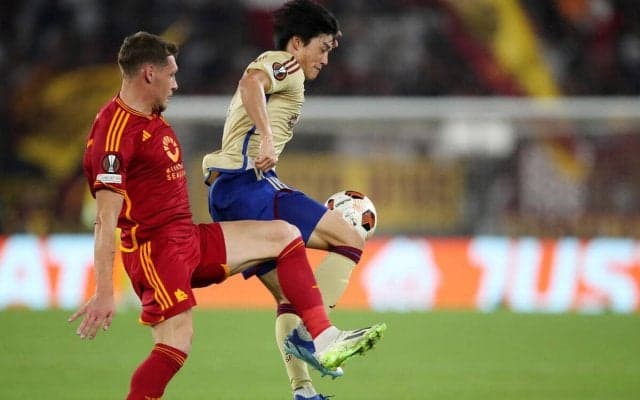 セルヴェットの常本佳吾にECL公式も注目！R16・2ndレグを前にプレー集公開「ソリッドなパフォーマンスだ」