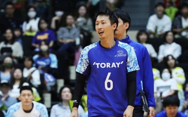 東レ男子　渡辺俊介が黒鷲旗を最後に退団することを発表