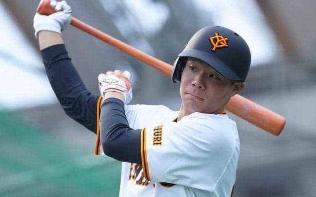 驚異の打率.478…巨人は「凄い選手を取った」　新人の止まらぬ打棒「ほんまエグ」