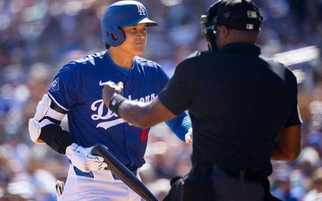 大谷翔平が「悲しそう」　“警告”実らず…打席での行動に驚き「ぼーっとしてたのかな」