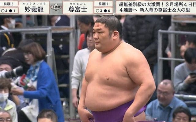 新入幕の“美脚力士”、脅威の勝率ほぼ9割 圧巻の筋肉美に「プロレスラーみたいな体」