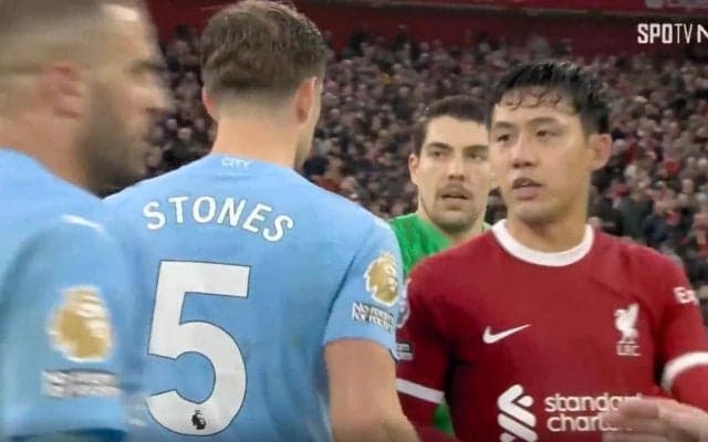 お前、なかなかやるじゃねえか！ リバプール遠藤航がカッコ良すぎる瞬間　激しく潰しあった相手と試合後に称え合う胸熱シーン「最高！」「泣けるな…」