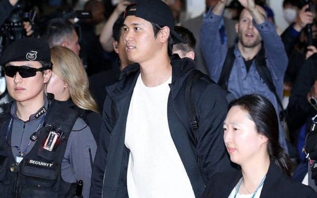大谷翔平夫妻は「似ていますね」　韓国記者の“無念”…初登場も「直接見られなかった」