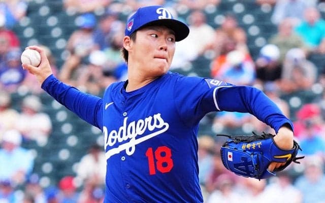 山本由伸「オープン戦の成績はよくなかったけど...」　ドジャースの首脳陣は信頼「公式戦はいい方向に行くようにしたい」