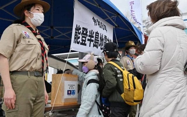 甲子園駅前で能登半島地震の支援呼びかけ　センバツ期間、募金活動