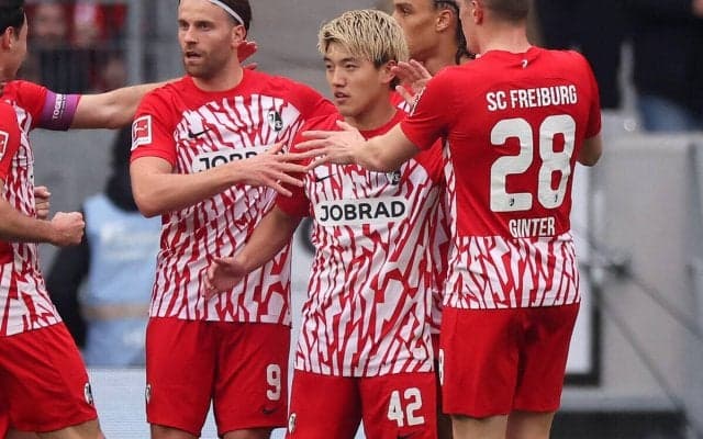 「ヤバすぎ！」「これはシビれる」キレキレの堂安律にGKが一歩も動けず！ニアを撃ち抜き、レバークーゼンからまたゴール「お得意様じゃん」