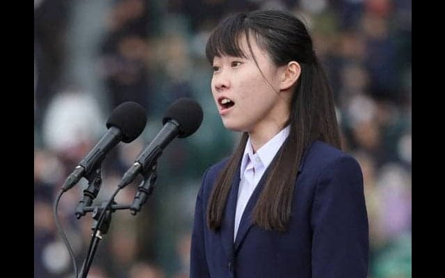 センバツ開会式で国歌独唱の門脇早紀さん　春から東京芸術大へ