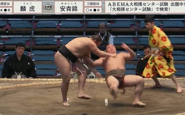 発生割合0.04％の妙技に騒然 デビューから19連勝の“怪物”力士に「なんと鮮やかな」「相撲うま」
