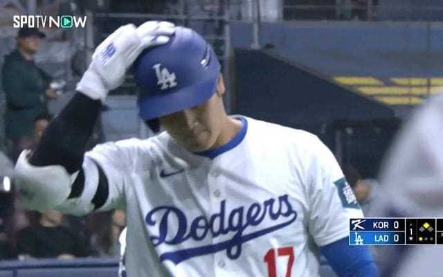 大谷翔平、ノーヒットで“沈黙” 妻・真美子さんがスタンドで見守るなか快音響かず