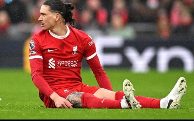 ヌニェスがハムストリングの問題で代表離脱、リバプールにとって懸念も重傷は回避か