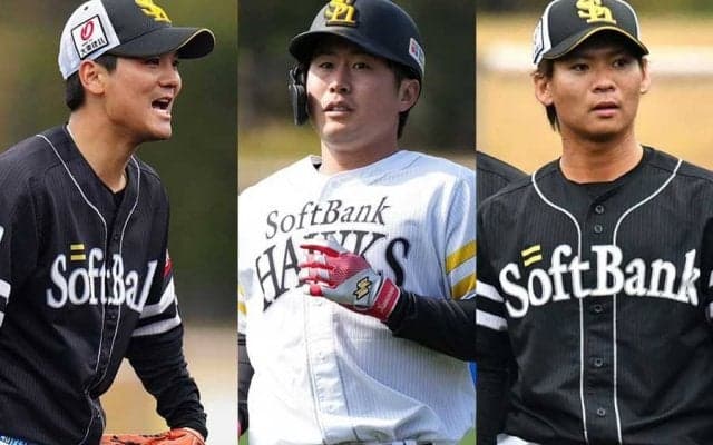 ソフトバンク、異例の3選手同時昇格　仲田慶介、川村友斗、緒方理貢の支配下登録を発表