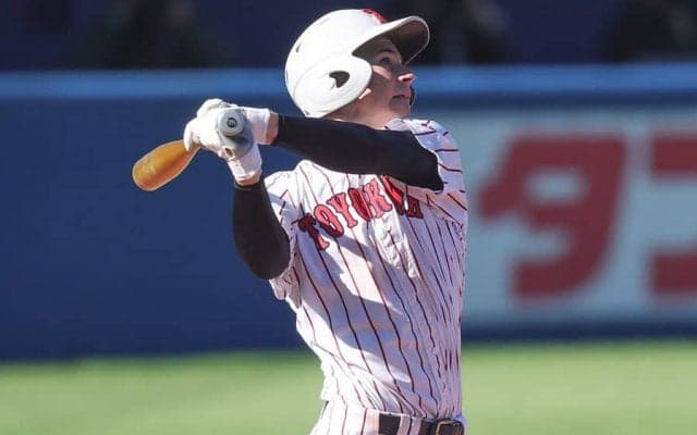 “飛ばないバット”大会1号はプロ注目の豊川モイセエフ　ポール際の打球も本塁打判定