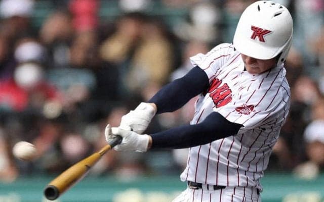 今大会＆低反発バット第1号は豊川モイセエフ・ニキータ　センバツ