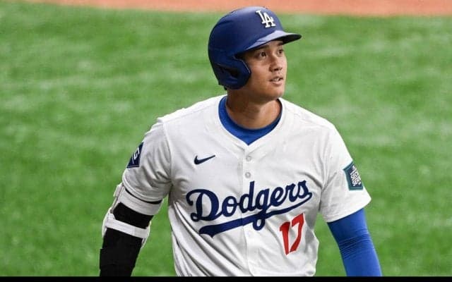 【MLB】「オオタニがソウルシリーズに来た」大谷翔平、球場到着に公式も熱視線　ダルビッシュとの“初対決”に注目