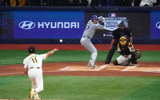 【MLB】「公式も注目」大谷翔平、ダルビッシュ有とのメジャー初対決は“快足飛ばすも”遊ゴロ