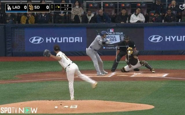 大谷翔平の快足に「すげぇ速いんだな」「秒やんw」ファン驚愕 遊ゴロ直後の驚きシーン