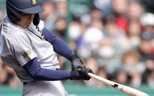 青森山田が木製バット使用、安打も　低反発導入に対応　センバツ