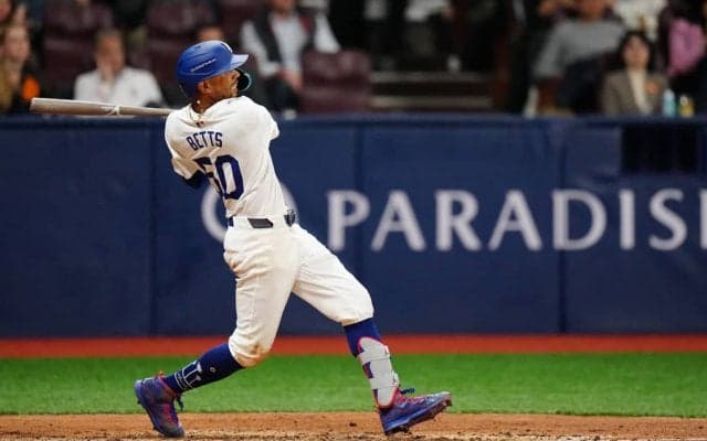 【MLB】ベッツが本塁打含む猛打賞で「サイクル王手」　両チーム“5回まで25安打”の壮絶な殴り合い続く