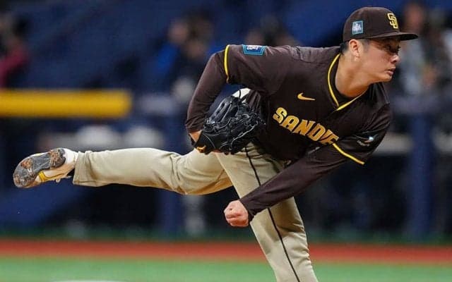 松井裕樹、大谷翔平の特大飛球にヒヤリ「いったかなと」　2度目の登板も無失点