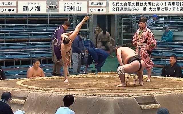 「四股がすごい」膝から先が“ピン”と高く 20歳力士の美しい所作に反響