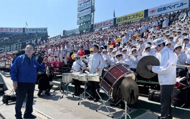 大阪桐蔭ブラバン「ドラゴンボール」など人気曲を披露　センバツ