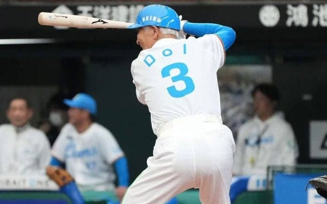 80歳とは思えぬ驚愕の打棒、MVPは61歳　ファン胸熱、西武初のOB戦…レジェンドが躍動