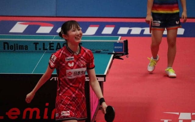 早田ひな、横井咲桜相手に圧巻の2連勝でファイナルへ「準備していた」　指揮官もエースに賛辞「うちのセオリー通り」【Tリーグ】