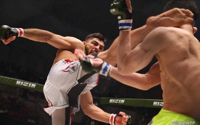 【RIZIN】「寝技の展開まったくなし」ホベルト・サトシ・ソウザの“103秒殺”に実況席も騒然……　「ハイキックでスタンドKO」