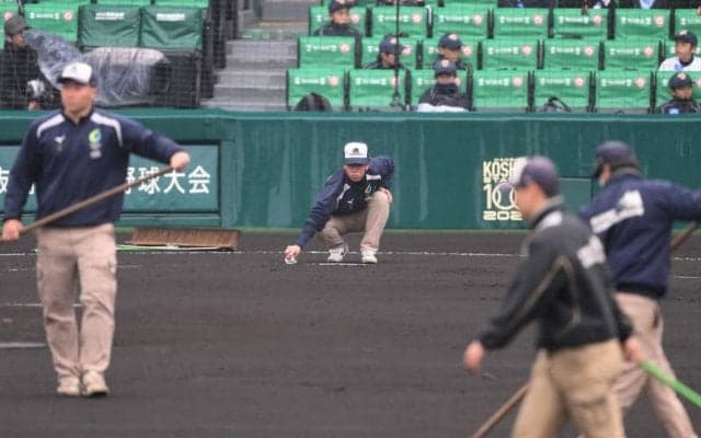 阪神園芸「神整備」にSNSで称賛の声　予定通り試合開始　センバツ