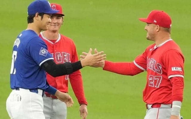 トラウトも「心配していたはず」　騒動後も変わらぬ距離感…大谷とのハグに「涙出た」