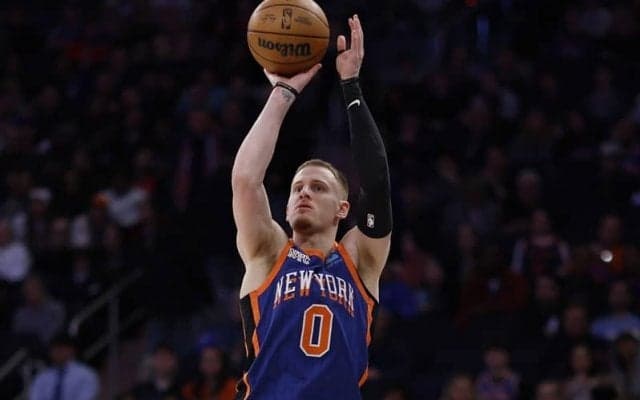 ニックスのドンテ・ディビンチェンゾが自己最高の40得点…球団新記録の3ポイント11本成功