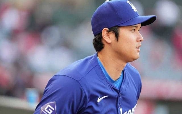 異例サプライズに大谷翔平が「気付いていない」　米放送局も注目したエ軍の“特別演出”
