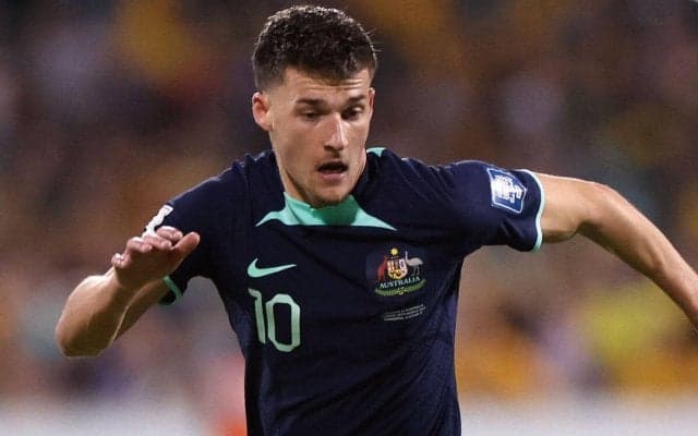 キャリア再出発の矢先に…豪代表MFフルスティッチの足首に悪質タックル、涙の負傷退場