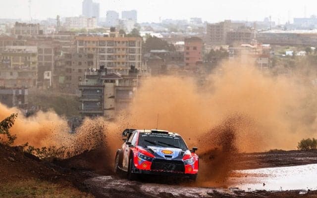 WRCサファリ：初日のショートステージを終えてヒョンデのティエリー・ヌービルがトップ、勝田貴元は僅差の4番手