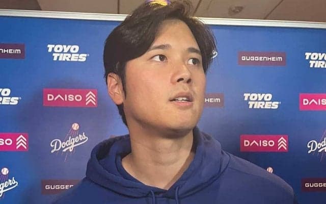 大谷翔平、MVPトリオで「僕だけHR打てなかった」　苦笑いも…打席に手ごたえ「いい感覚」