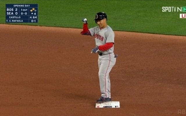 レッドソックス吉田正尚、開幕戦で打球速度168.5キロのツーベース放ち今季初安打マーク　接戦制したチームの勝利に貢献