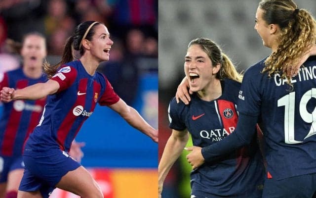 前回王者バルセロナが6年連続の4強入り！快勝PSGは準決勝でリヨンとのフランス勢対決へ【UWCL】