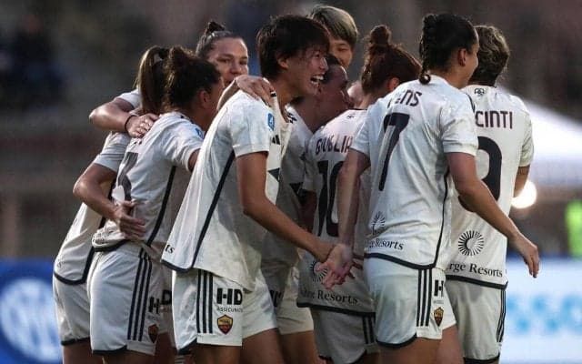 ローマ熊谷紗希が嗅覚発揮の先制点奪取！デュエル勝利数も評価されインテル戦MVPにも選出