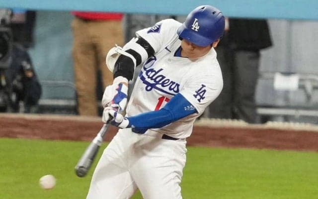 大谷翔平、異次元の183キロ右前打は「ド軍の過去2年で最速」　地元紙も衝撃「刮目せよ」