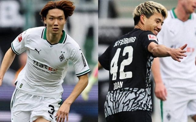 「ニヤニヤしちゃう」「需要を理解している」試合前に再会した日本代表2人が笑顔で握手！ 板倉滉＆堂安律のコンビにファンも歓喜「ニコニコだなぁ」