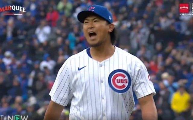 スタジアム騒然！カブス・今永昇太、衝撃のデビュー姿が“ヤバすぎる”と話題に　バウアーが憑依したレベルに叫びまくる衝撃の瞬間