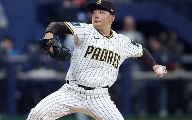 松井裕樹、1死もとれずKO　乱調→後続打たれ2失点…連続四球で満塁のピンチ招く