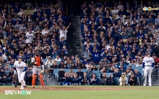 大谷翔平、移籍後初アーチでドジャースタジアム“総立ち”の圧巻光景 大歓声やまず「感動」の声
